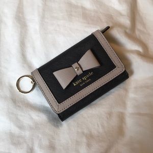 Black and Tan Kate Spade Wallet